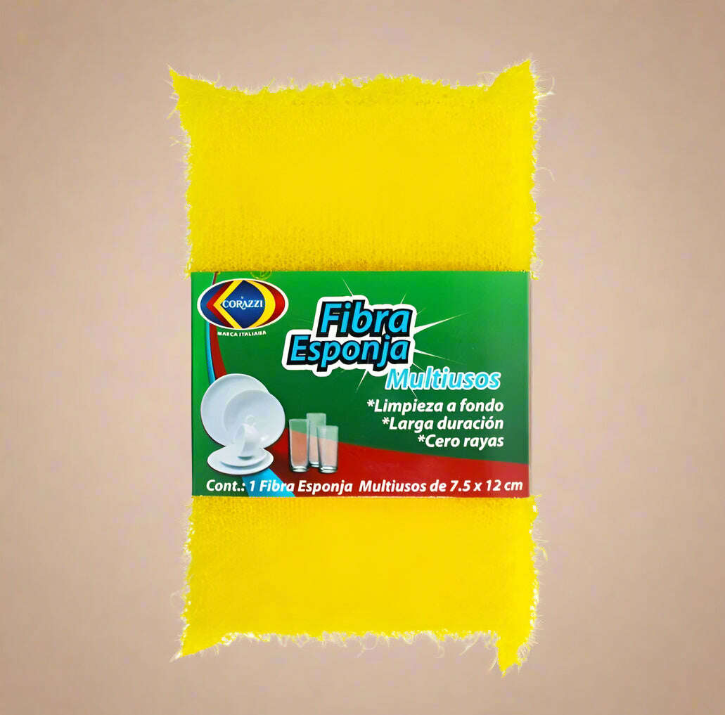 Corazzi Multiuse Fibra Sponge – Scratch-Free Deep Cleaning - COLO