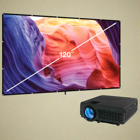 GPX ALL IN ONE PREOJECTOR+SCREEN   KIT