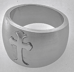 FASHION Orthodox Cross Band Ring 9.5 - COLO