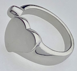 FASHION Open Heart and Ball Friendship Ring 6