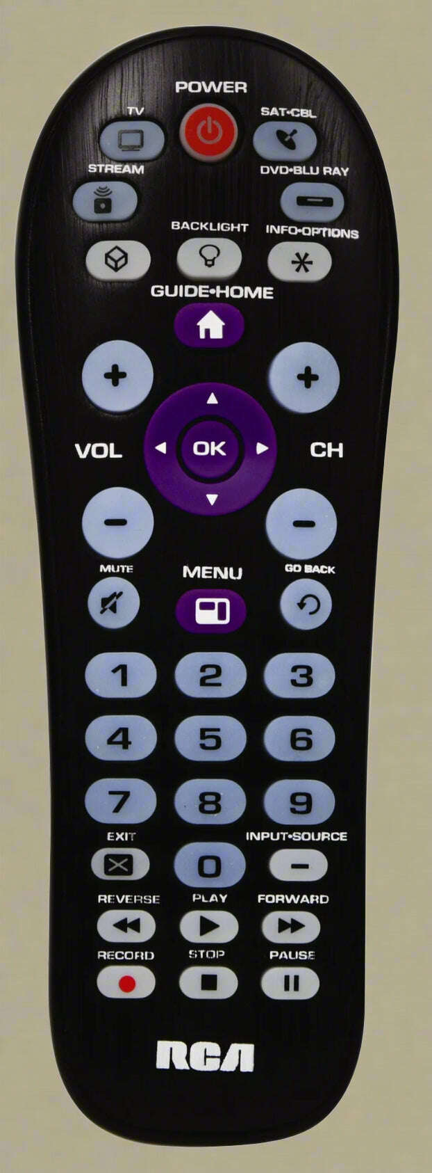 RCA STREAMING PLAYER MULTI-DEVICE REMOTE - COLO