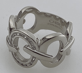 FASHION Crystal Circle Band Ring - COLO