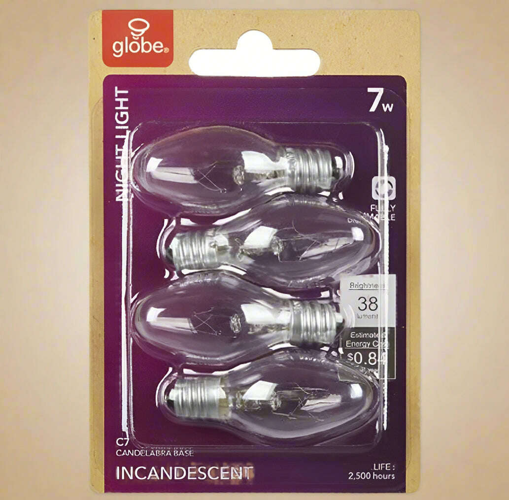 Candle Light Bulbs – 60W CA10 Candelabra Base, Soft White 2700K, Dimmable (4 Pack) - COLO