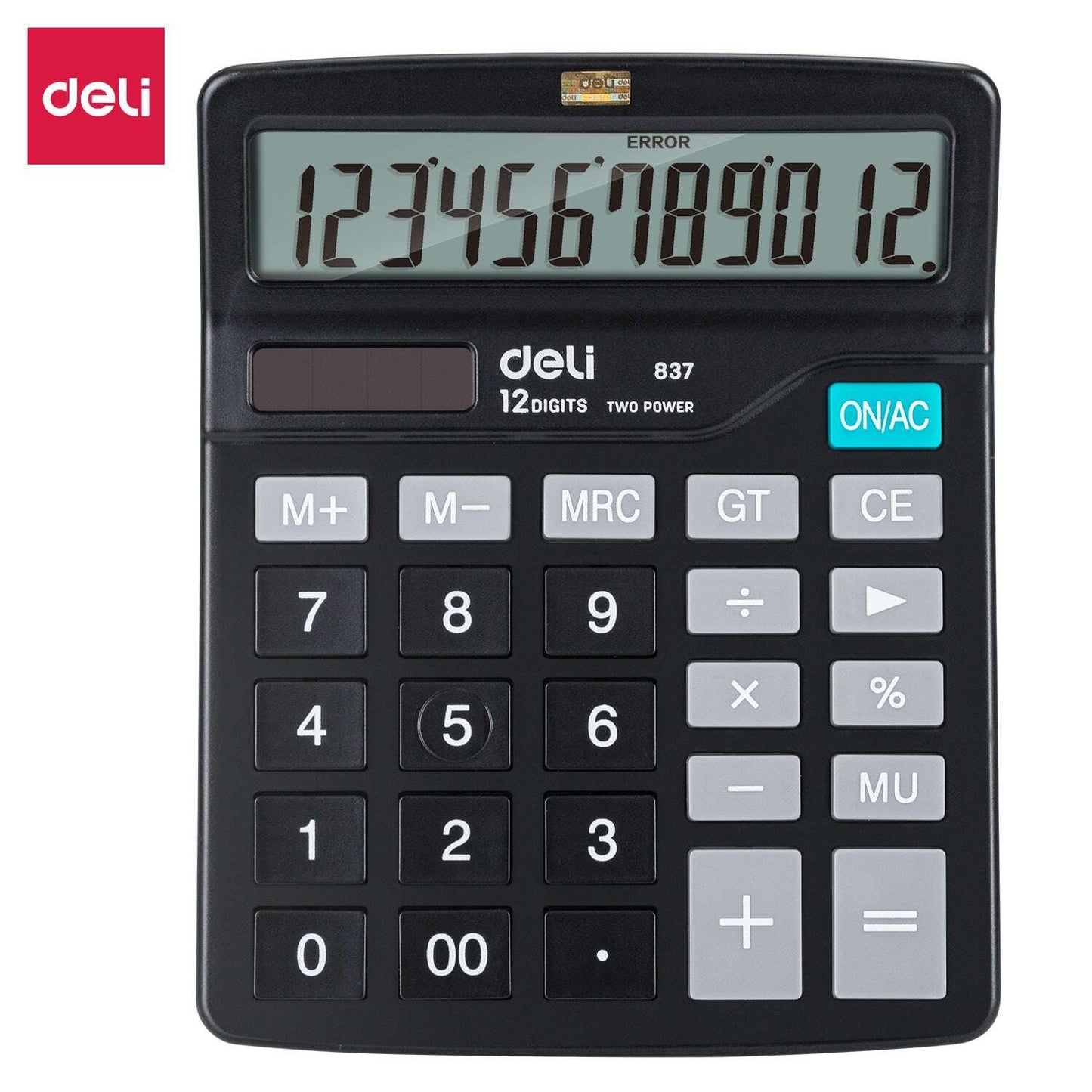 DELI 837ES Calculator – Black - COLO
