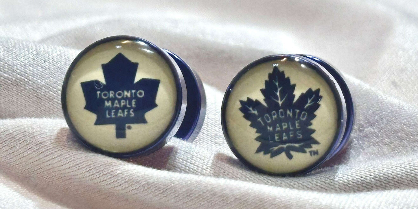 Toronto Maple Leafs NHL Stainless Steel Ear Plugs – Pair - COLO
