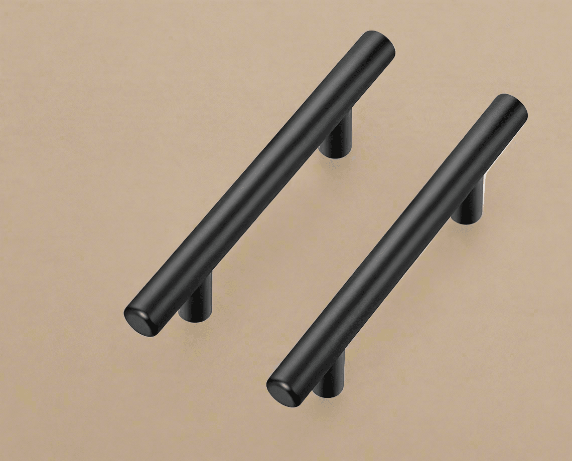 TICONN Matte Black Cabinet Pulls – 20 Pack, 6-Inch Stainless Steel Handles (3.75” Hole Center) - COLO