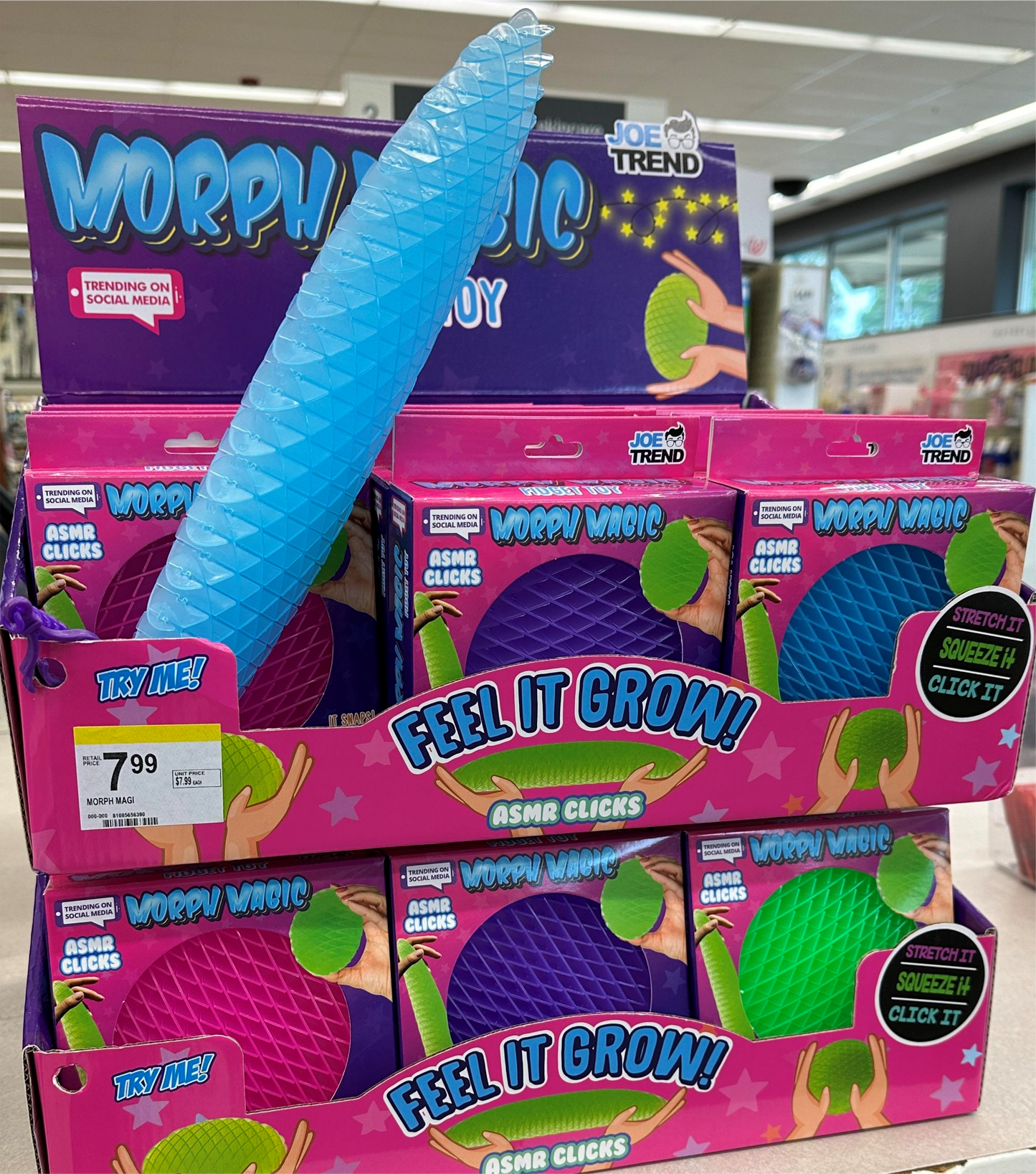 Worph Magic Fidget Toy – ASMR Click Sensory Stress Reliever (5 Colors)