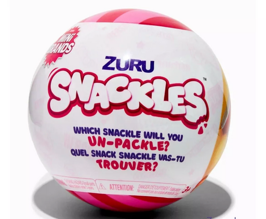 SERIES 1 WAVE 2 ZURU SNACKLES 6" MINI BRANDS SURPRISE MYSTERY PLUSH