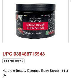 Nature Beauty De-Stress Body Scrub – 11.3 oz - COLO