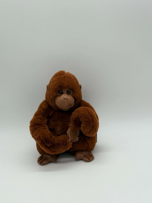Small Chimpanzee Plush Toy – 8" to 9" Cute Stuffed Ape Gift - COLO