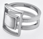 FASHION Mother of Pearl Ring 7 - COLO