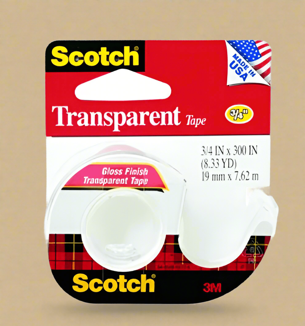 Scotch Transparent Tape 3-Pack (157S), 3/4" x 300" - COLO
