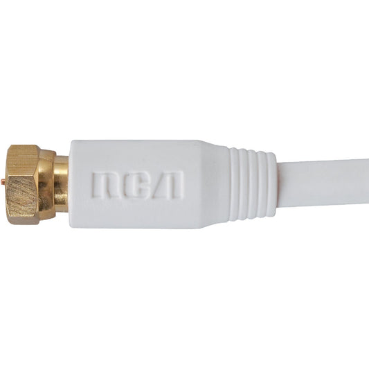 RCA 25-Foot White RG6 Coaxial Cable