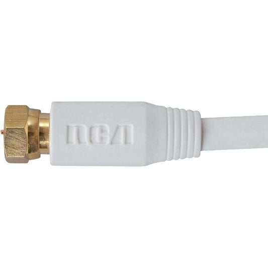 RCA 25-Foot White RG6 Coaxial Cable - COLO