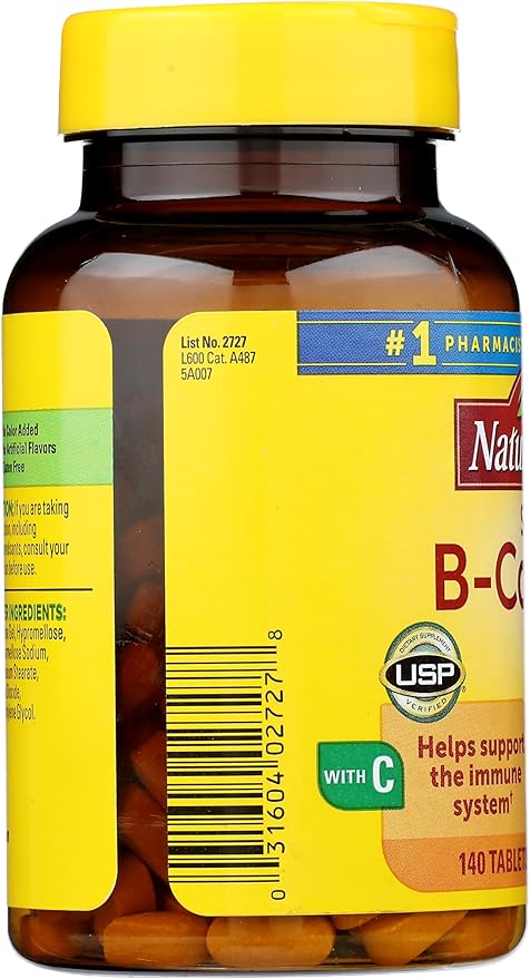 Nature Made Super B-Complex Vitamins – 140 Tablets (EXP May 2026)