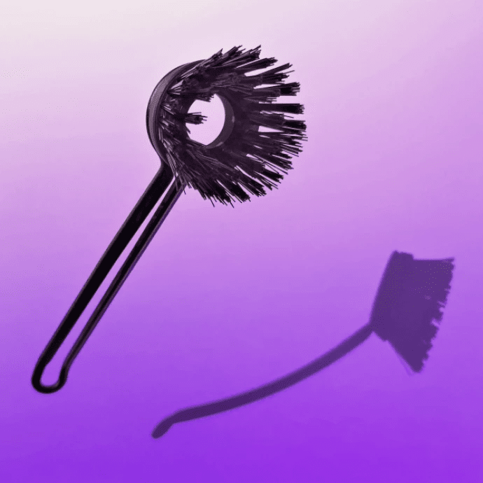 Dish Brush with Interchangeable Head – Effective Ring Punching Design - COLO