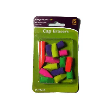 LOT of 2 – Ticonderoga #2 Pencils 18ct (33892) + 15 Eraser Caps & Sharpener Bundle - COLO