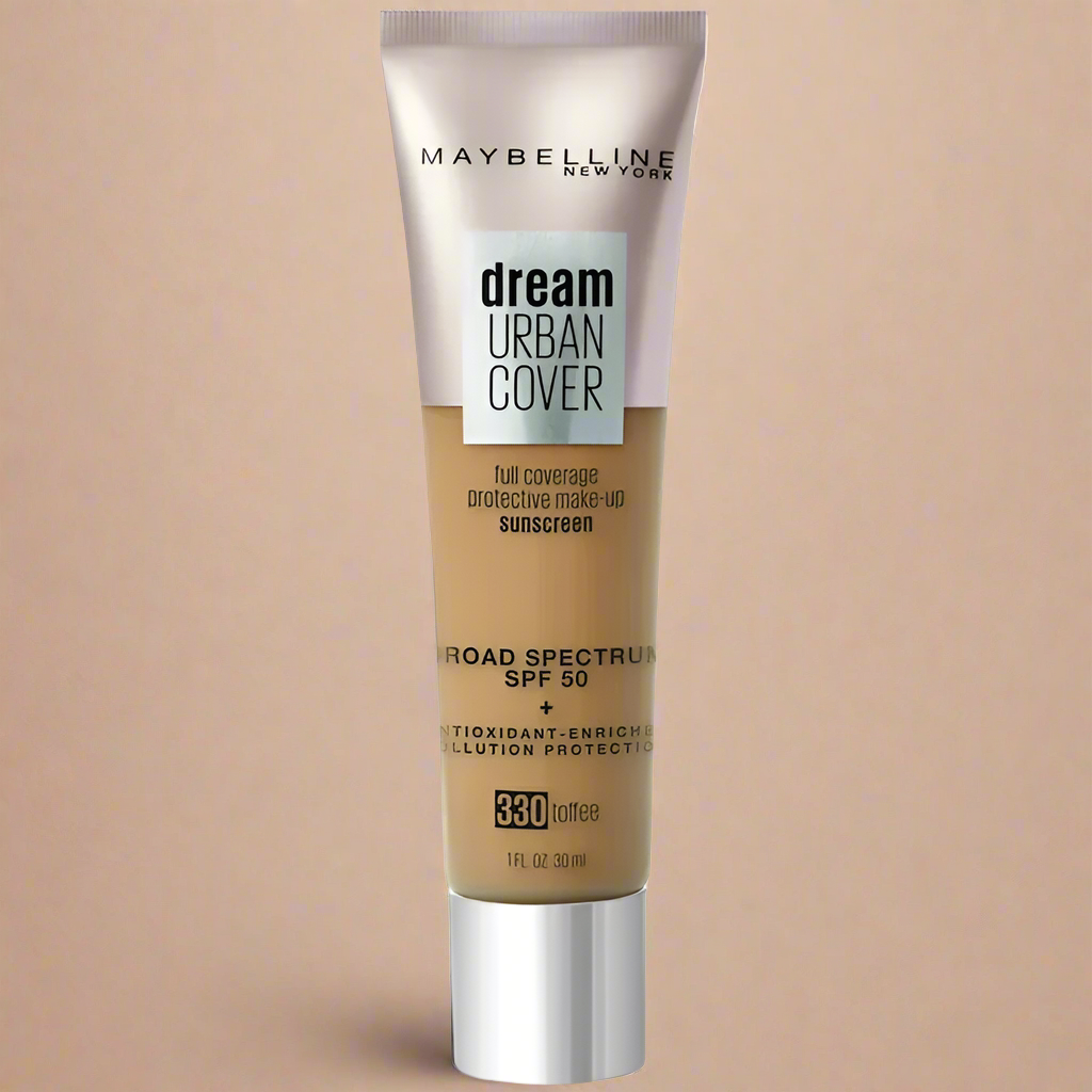 Maybelline Dream Urban Cover Full Coverage Foundation – 330 Toffee