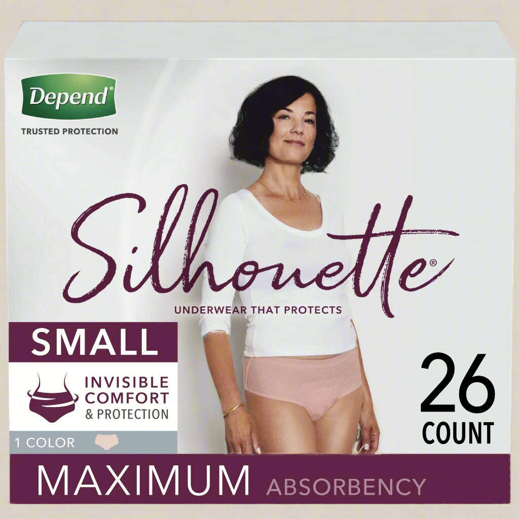 Depend® Silhouette Women's Incontinence Underwear – Small (26 ct) - COLO