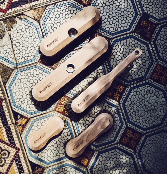 Natura by Ebnat Wooden Handle Hand Brush – Eco-Friendly Cleaning & Sweeping Tool
