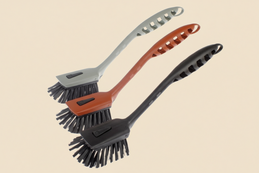 Ergonomic Cleaning Brush with Interchangeable Head – Multi-Surface Design