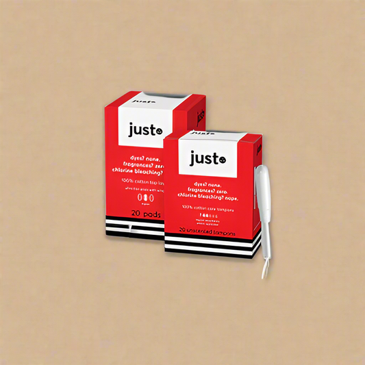 Just Cotton Core Light Absorbency Tampons – 20 Count