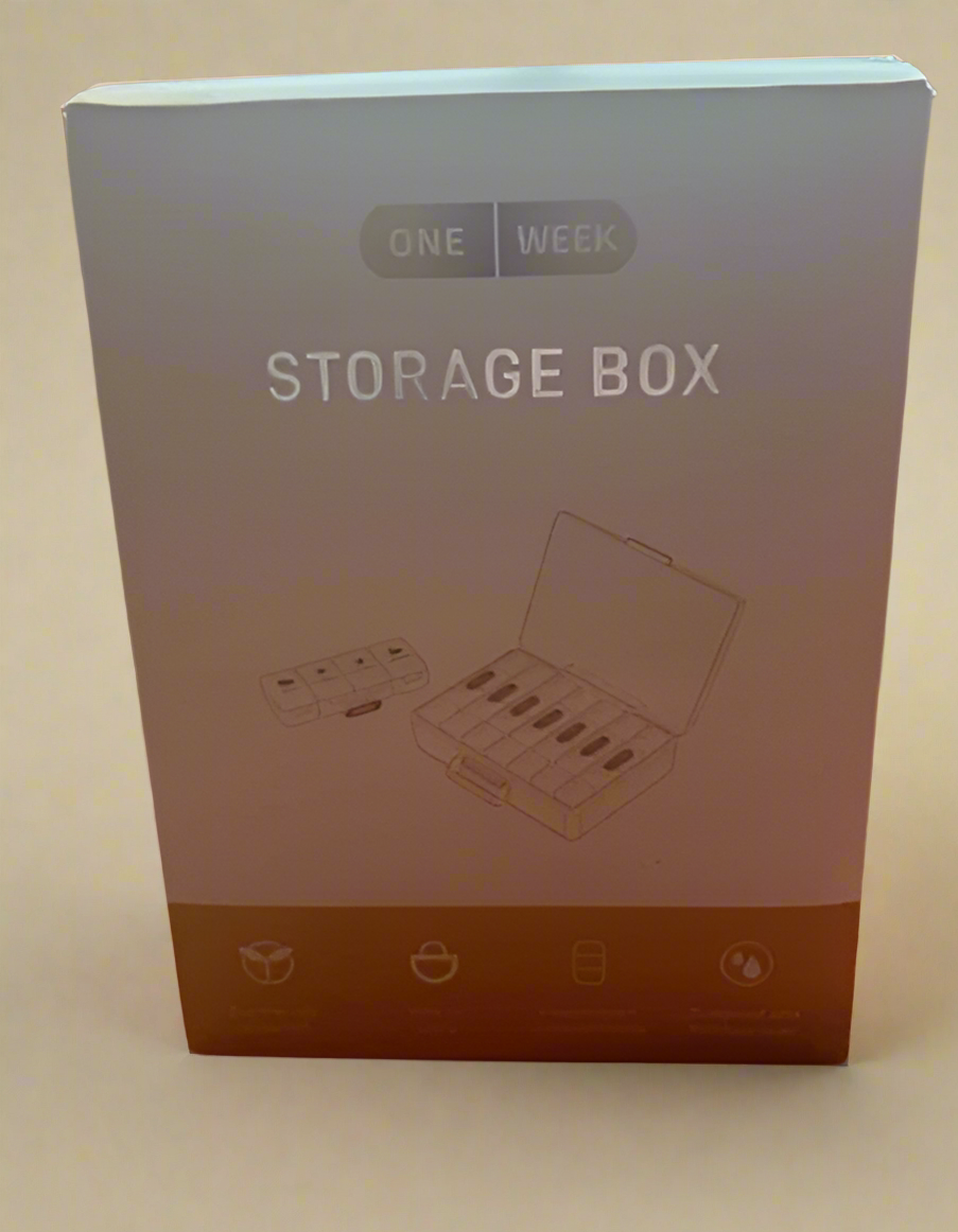 Weekly Pill Box Organizer – 7-Day with Four Compartments per Day