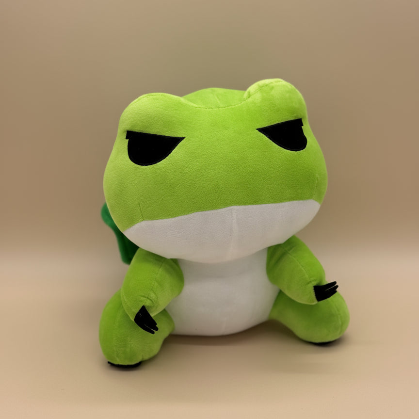 Soft Plush Frog Stuffed Animal Toy – Medium Size (10" to 14")