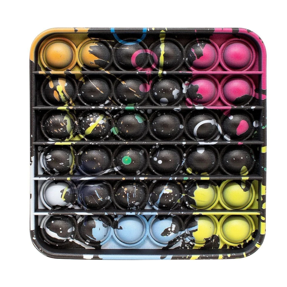 Bubble Pop Pop Push Pop Silicone Sensory Fidget Toy Colors and Design Vary 1 CT 2