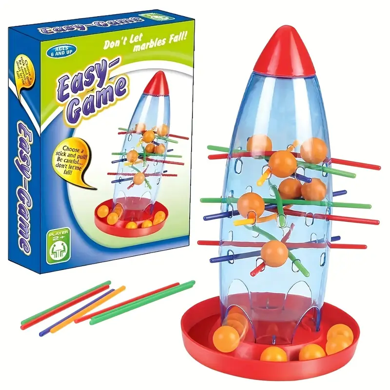 Rocket Drop Ball and Stick Family Game - COLO
