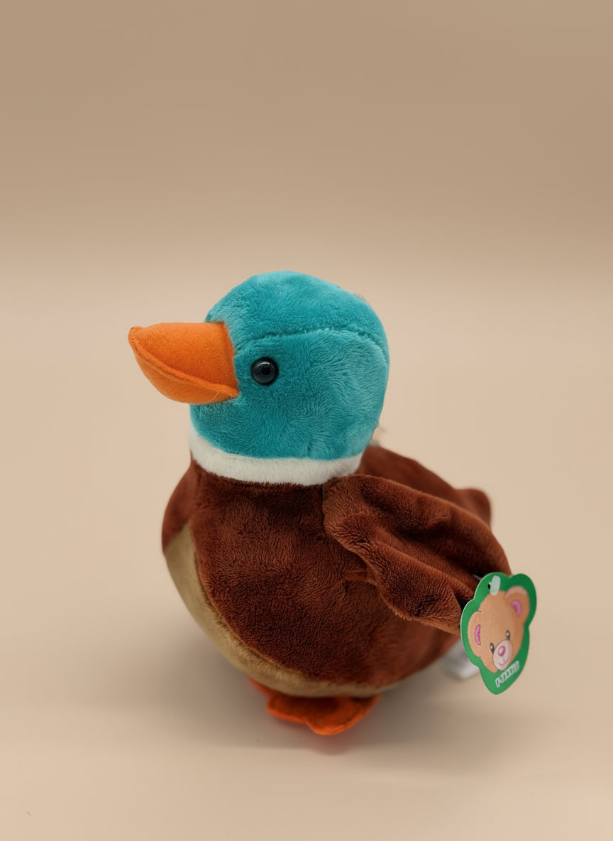 Mallard Duck Plush Keychain Toy – Mini Forest Animal Stuffed Gift