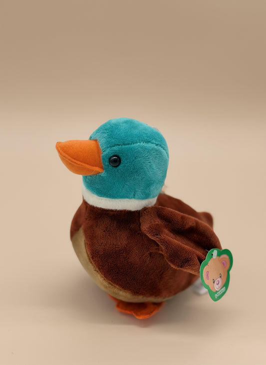 Mallard Duck Plush Keychain Toy – Mini Forest Animal Stuffed Gift