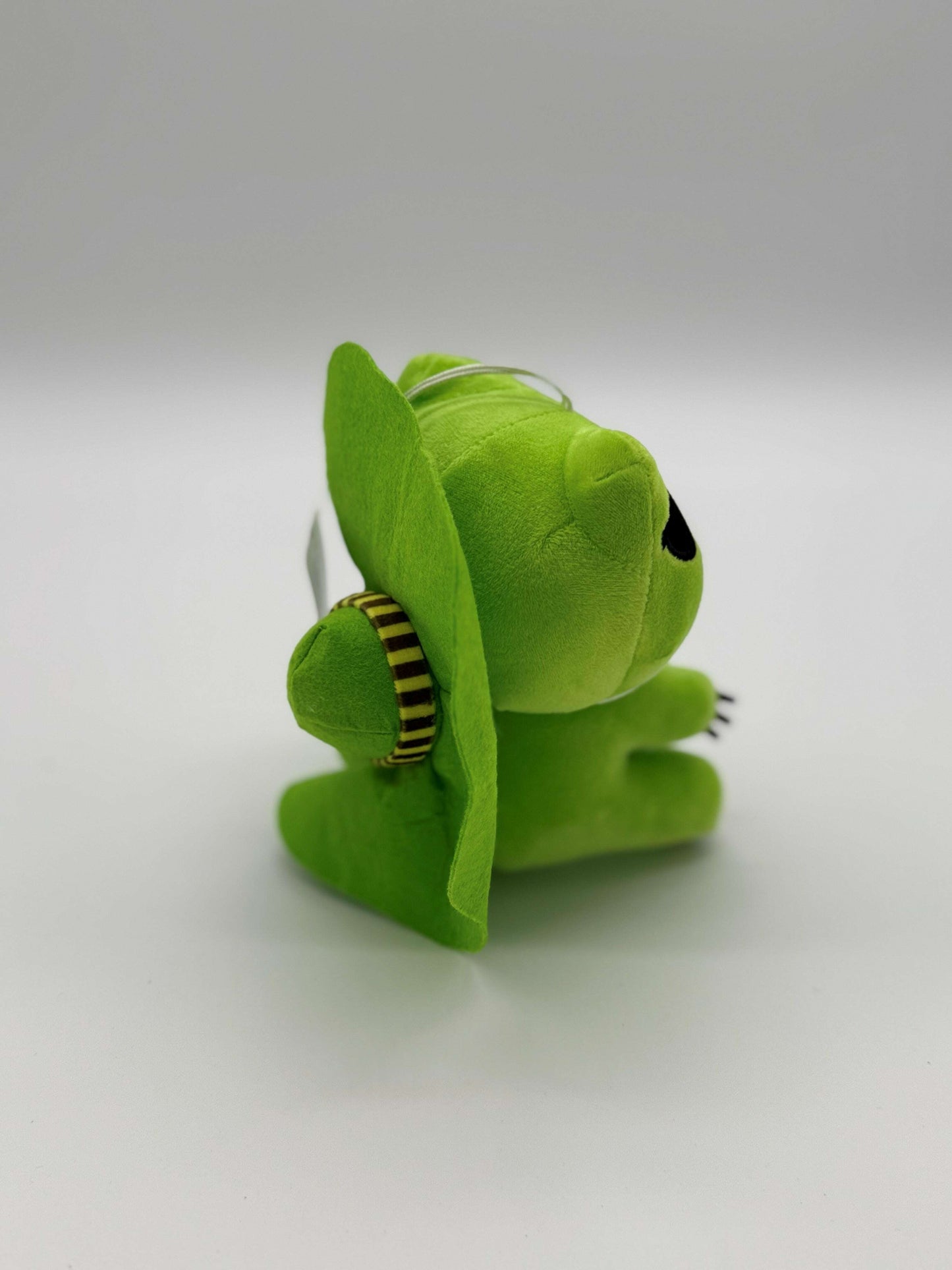 Small Green Frog Plush Toy with Hat – 8" to 9" Cute Stuffed Animal - COLO