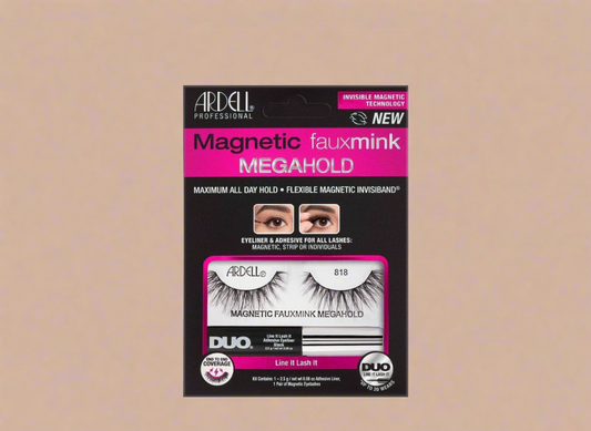 ARDELL MAGNETIC MAGAHOLD LINER & LASH,FAUXMINK 818 BLACK