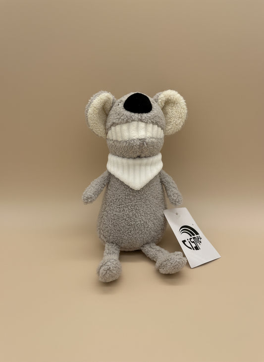 Soft Plush Gray Mouse Stuffed Animal Toy – Medium Size (10" to 14")