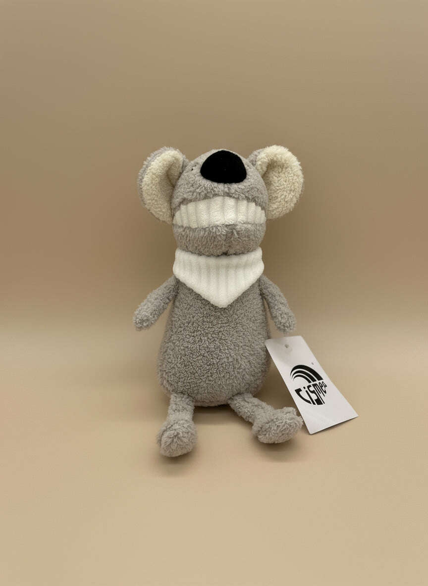 Soft Plush Gray Mouse Stuffed Animal Toy – Medium Size (10" to 14") - COLO