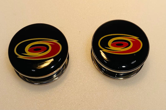 Carolina Hurricanes Ear Plug 1" Stainless Steel