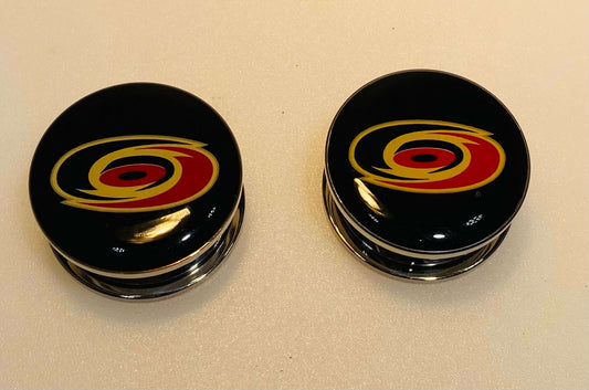 Carolina Hurricanes Ear Plug 1" Stainless Steel - COLO