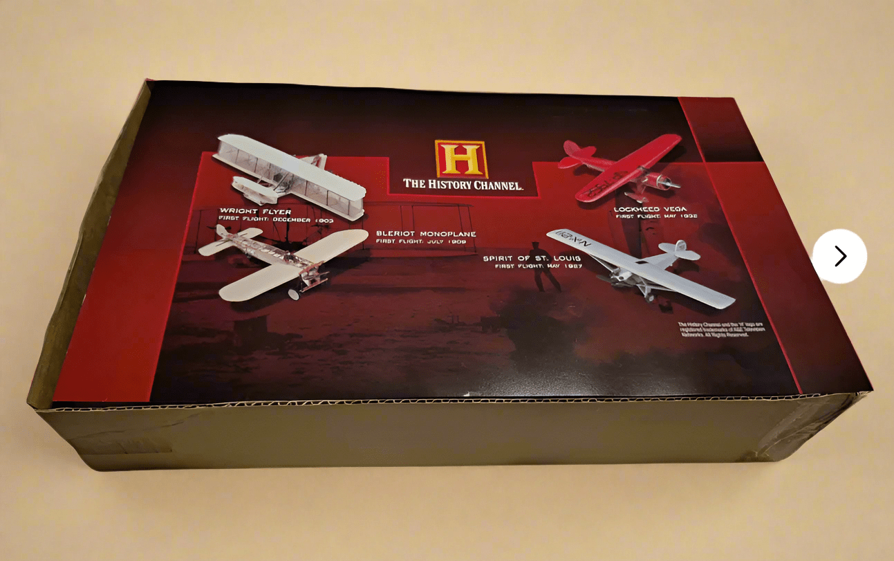The History Channel Corgi Airplane Collection with Display & COA – 100 Years of Flight - COLO