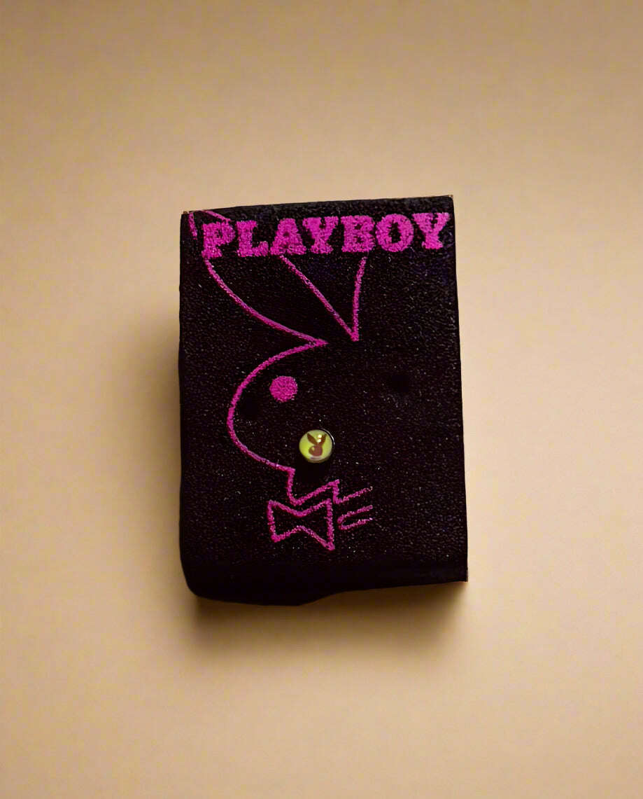 Playboy Nose Stud – Yellow & Brown Stainless Steel Design - COLO