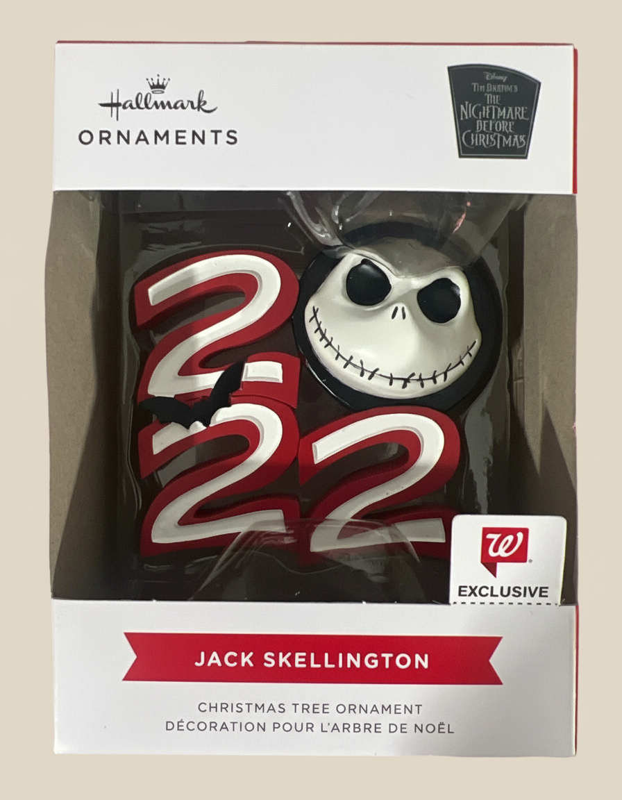 Hallmark The Nightmare Before Christmas 2022 Ornament – Jack Skellington (New in Box)