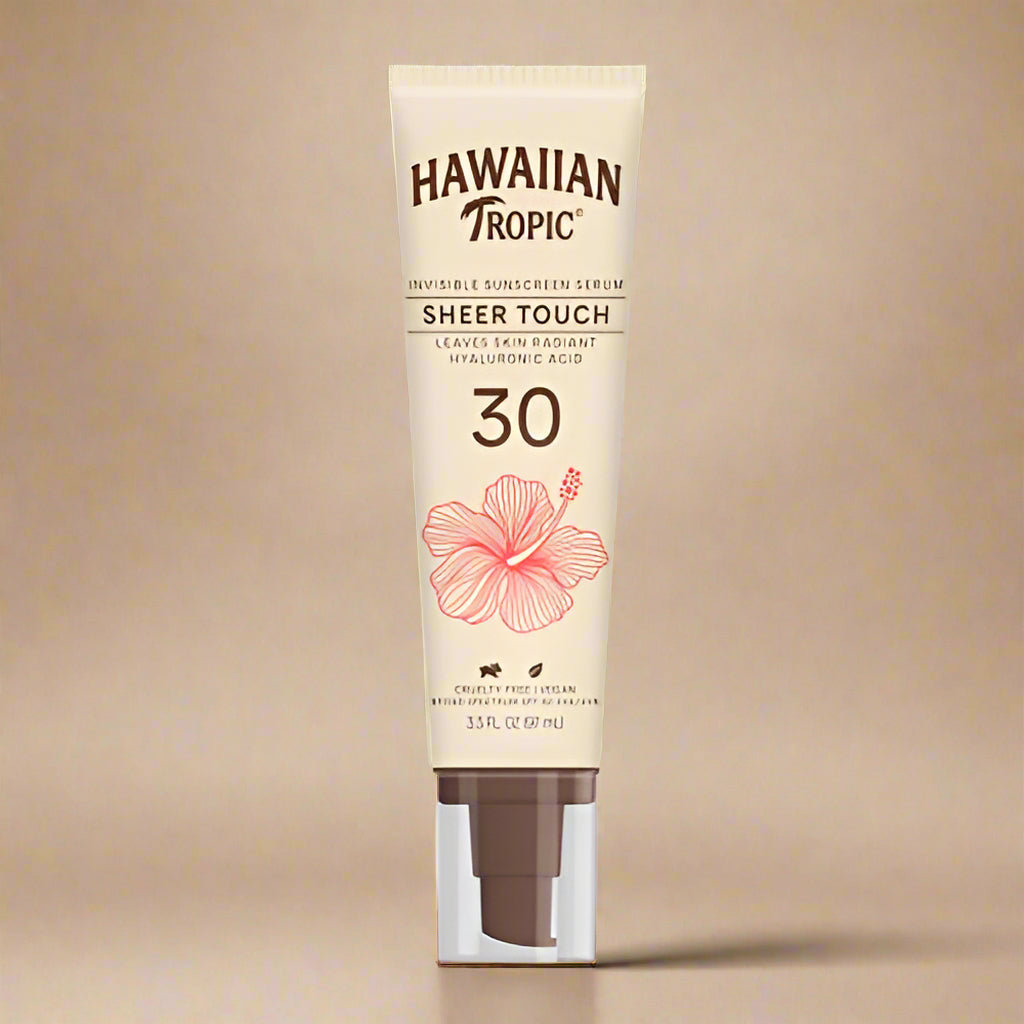 Hawaiian Tropic Sheer Touch Sunscreen Serum for Body - SPF 30, 3.3 Fl Oz