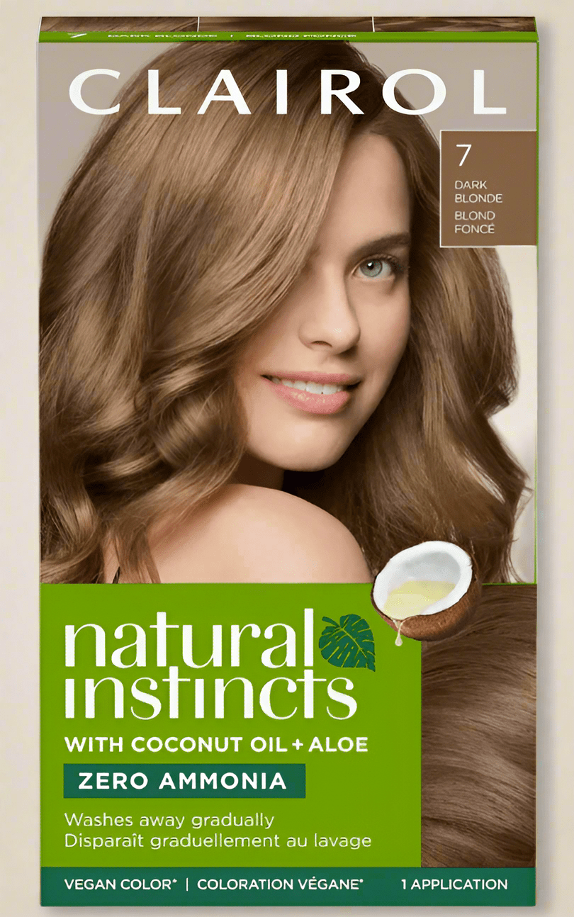 Clairol Natural Instincts Demi-Permanent Hair Color – Dark Blonde (7) - COLO