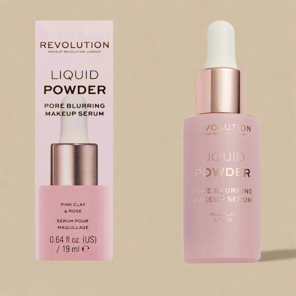 Makeup Revolution Liquid Powder Pore Blurring Makeup Serum – 0.64 fl oz