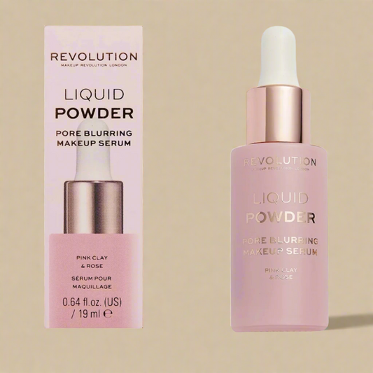 Makeup Revolution Liquid Powder Pore Blurring Makeup Serum – 0.64 fl oz