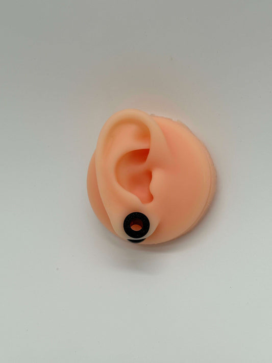 Hollow Stainless Steel Ear Plug Tunnels – Gold, Silver, or Black - COLO
