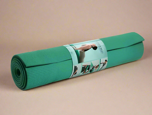 LOMI FITNESS YOGA MAT WITH SLIP-FREE MATERIAL GREEN