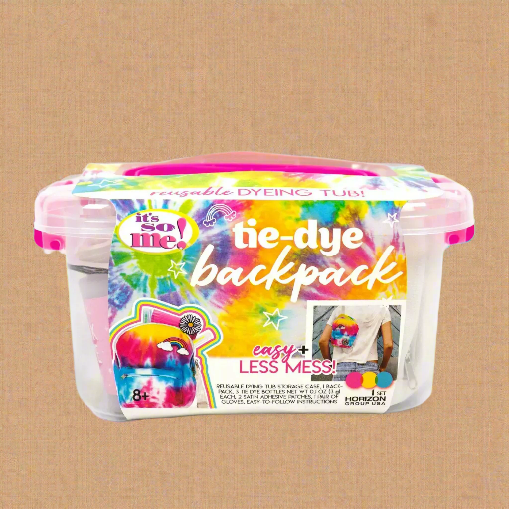 It's So Me - Tie Dye Backpack Kit, Arts & Crafts