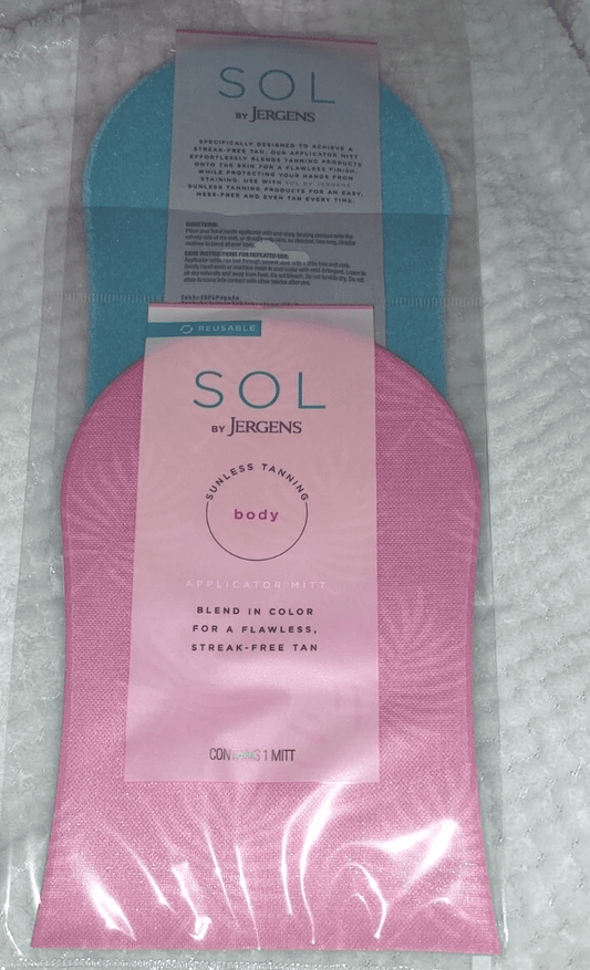 SOL by Jergens Sunless Tanning Reusable Application Mitts – 2-Pack - COLO