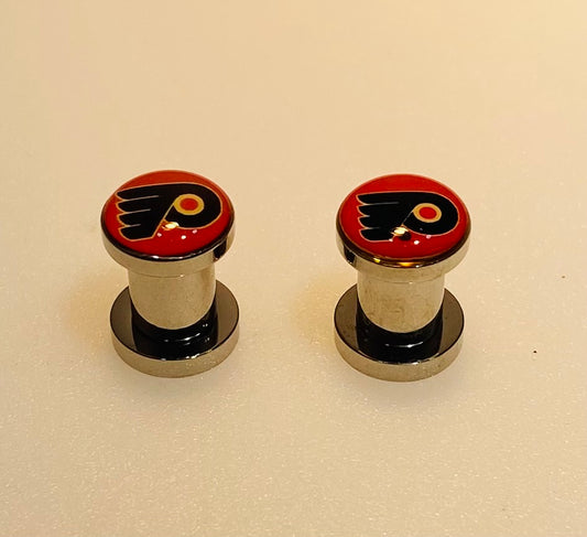 Philadelphia Flyers Ear Plug 2G Stainless Steel